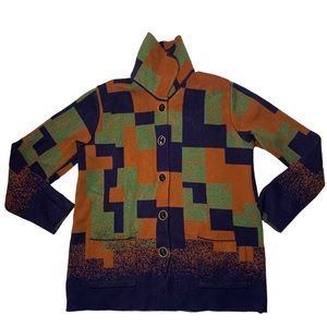 Ladies button sweater